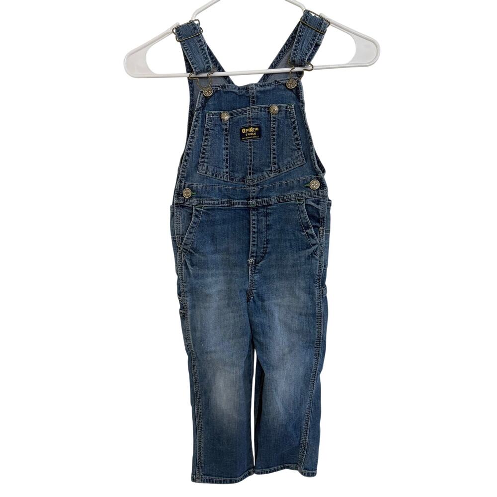 Vintage OshKosh B'Gosh Vestbak Denim Overalls Size Kids 4